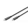 Cabo de ligação DIGITUS USB 4.0 Type-C para Type-C resolução máx. 8K 30Hz PD3.0 40Gbit/s 1m