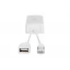 Splitter PoE Gigabit USB-A DIGITUS USB TYPE A Female