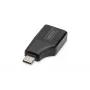 Adaptador Digitus 4K USB USB-C para HDMI-A preto alumínio