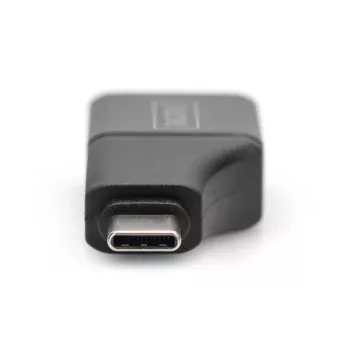 Adaptador Digitus 4K USB USB-C para HDMI-A preto alumínio