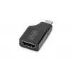Adaptador Digitus 4K USB USB-C para HDMI-A preto alumínio
