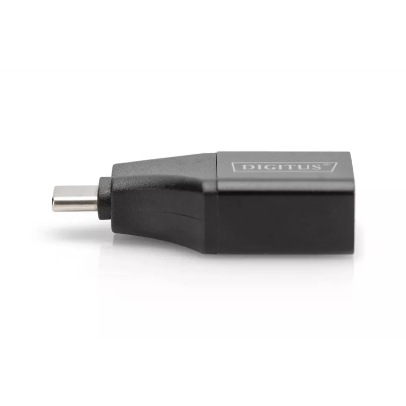 Adaptador Digitus 4K USB USB-C para HDMI-A preto alumínio
