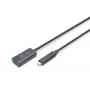 Cabo de extensão USB-C ativo DIGITUS – 10G USB 3.2 Gen2 USB-C – USB-A (M/F) – 5 m