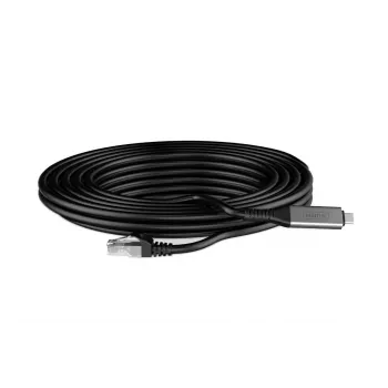 Cabo Ethernet USB-C 3.2 Gen1 - RJ45 DIGITUS - CAT6a S/FTP preto - 3 m