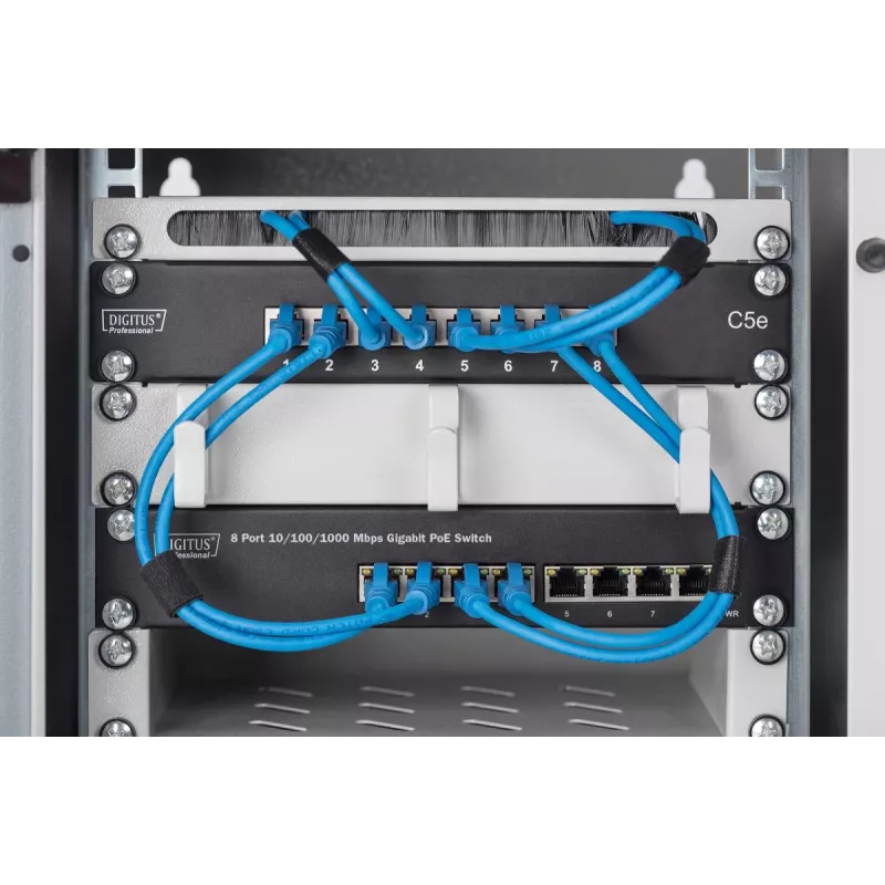 Switch Gigabit PoE DIGITUS 8 portas 10
