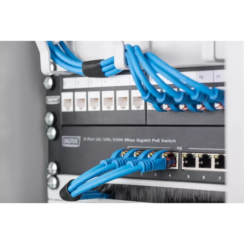 Switch Gigabit PoE DIGITUS 8 portas 10
