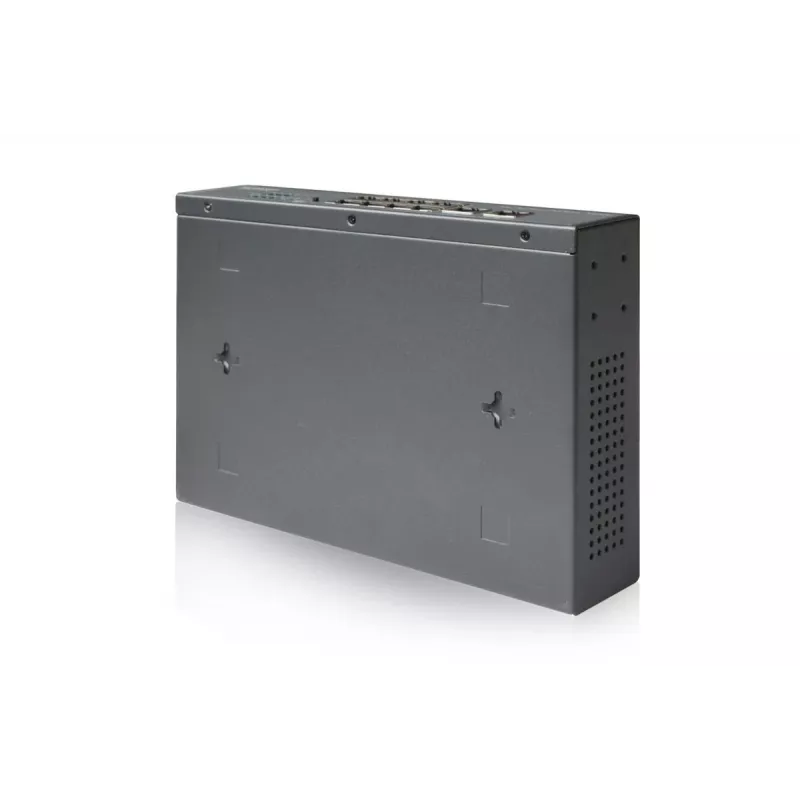Switch Fast Ethernet PoE af/at DIGITUS 8 portas + 2 uplinks 120W de orçamento PoE, montagem em rack