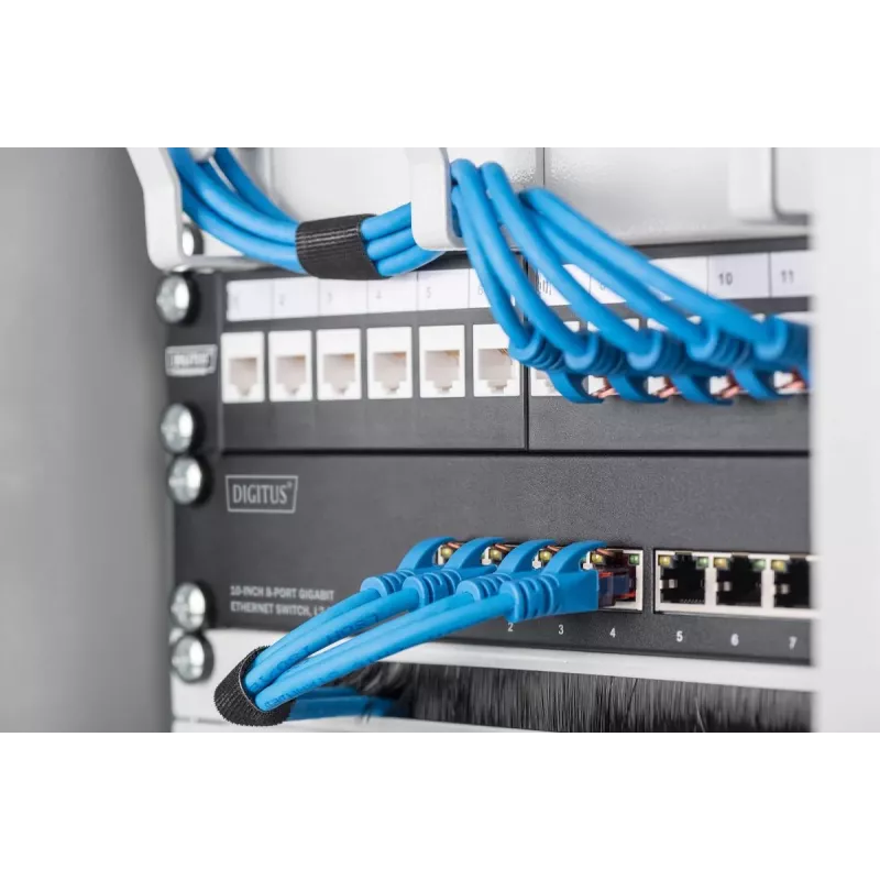 Switch Gigabit Ethernet gerido L2 DIGITUS 8 portas, 10