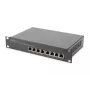 Switch Gigabit Ethernet PoE gerido L2 DIGITUS 8 portas PoE, 10