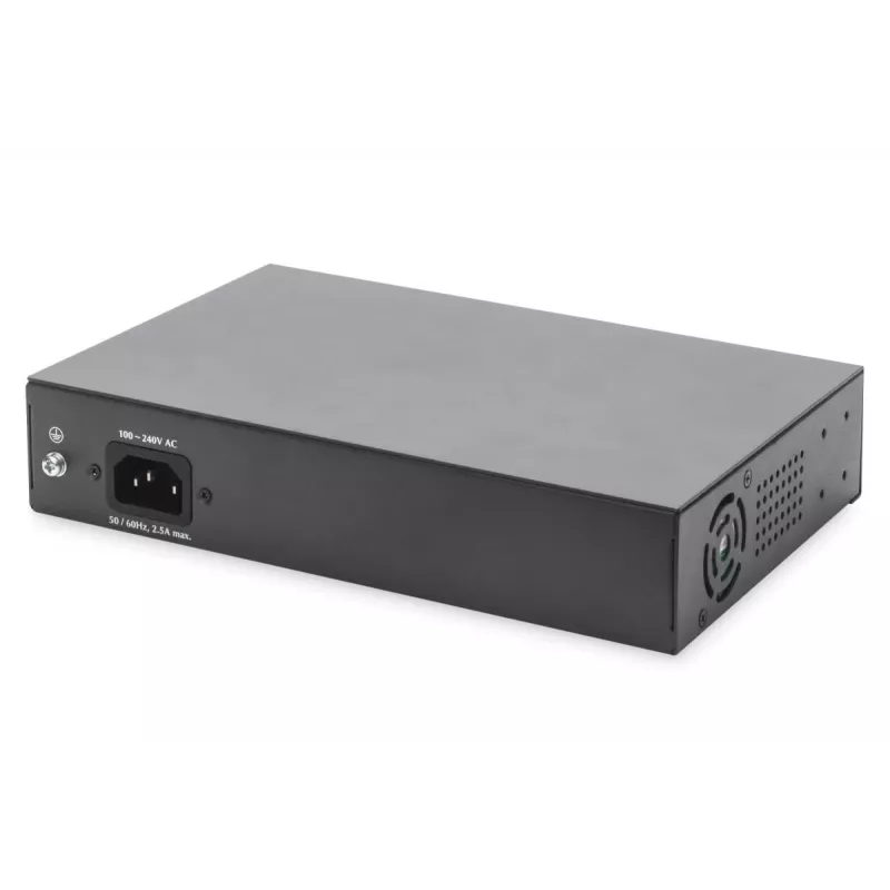 Switch não gerido Digitus DN-95140 8 portas Gigabit PoE