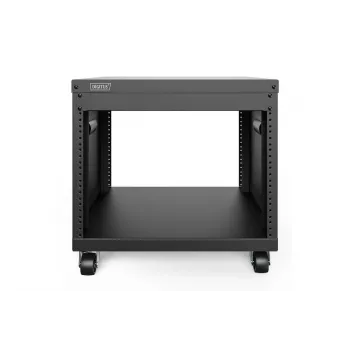 Rack AVS DIGITUS 8U 420x507x460mm furos roscados rodas preto
