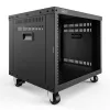 Rack AVS DIGITUS 8U 420x507x460mm furos roscados rodas preto