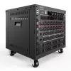 Rack AVS DIGITUS 8U 420x507x460mm furos roscados rodas preto