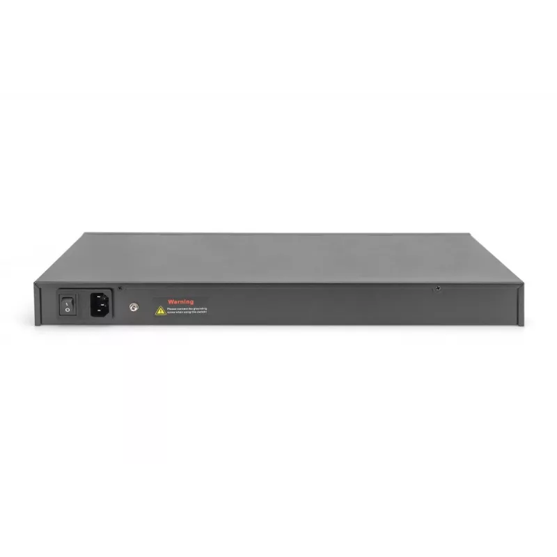 Switch Gigabit Ethernet DIGITUS com injetor PoE 24 portas L2 gerido 2 SFP Upload