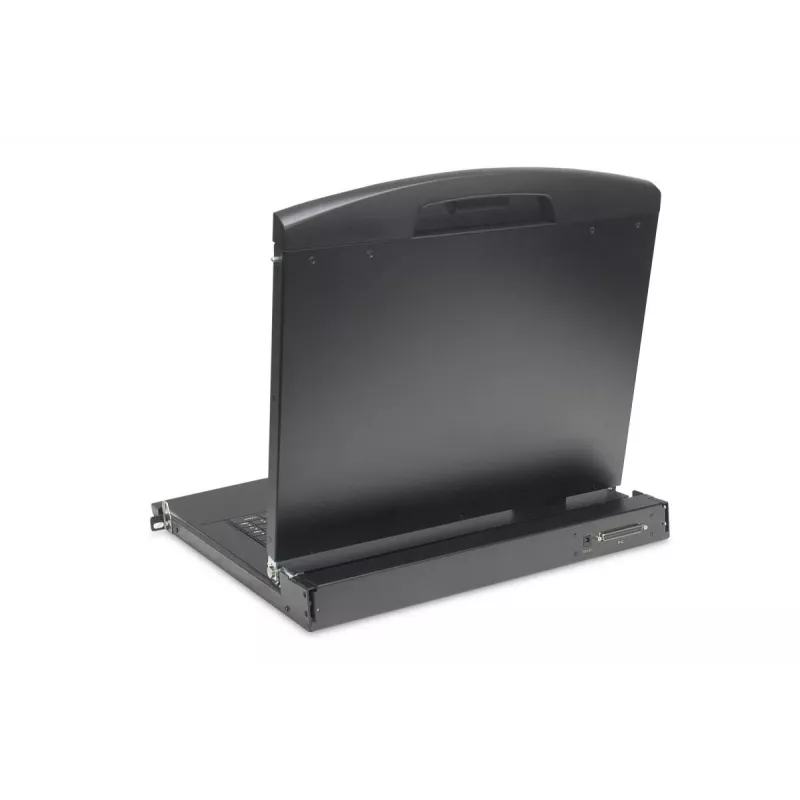 Consola KVM LCD Full HD modular DIGITUS DS-72221-1GE de 19 polegadas (43,2 cm), KVM VGA de 1 porta, touchpad, teclado alemão