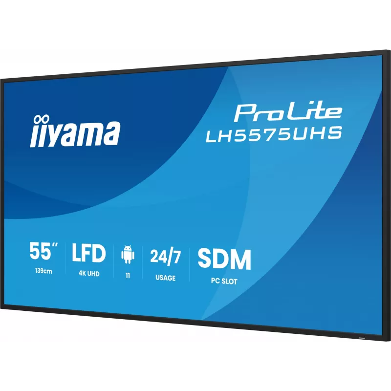 Ecrã de sinalização digital iiyama LH5575UHS-B2AG 138,7 cm (54,6