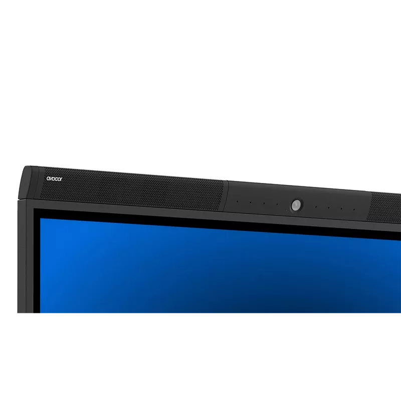 Ecrã interativo Avocor AVW-5555 série W de 55 polegadas (140 cm), 3840 x 2160 4K UHD, LED, multitoque, câmara integrada, preto