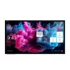 Ecrã tátil interativo LED AVOCOR AVH-7520 série H de 75 polegadas (190 cm), 4K UHD 3840x2160, 400 cd/m², vidro colado oticamente, 4x HDMI, DisplayPort, USB-C 100 W