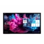 Ecrã tátil interativo LED AVOCOR AVH-7520 série H de 75 polegadas (190 cm), 4K UHD 3840x2160, 400 cd/m², vidro colado oticamente, 4x HDMI, DisplayPort, USB-C 100 W