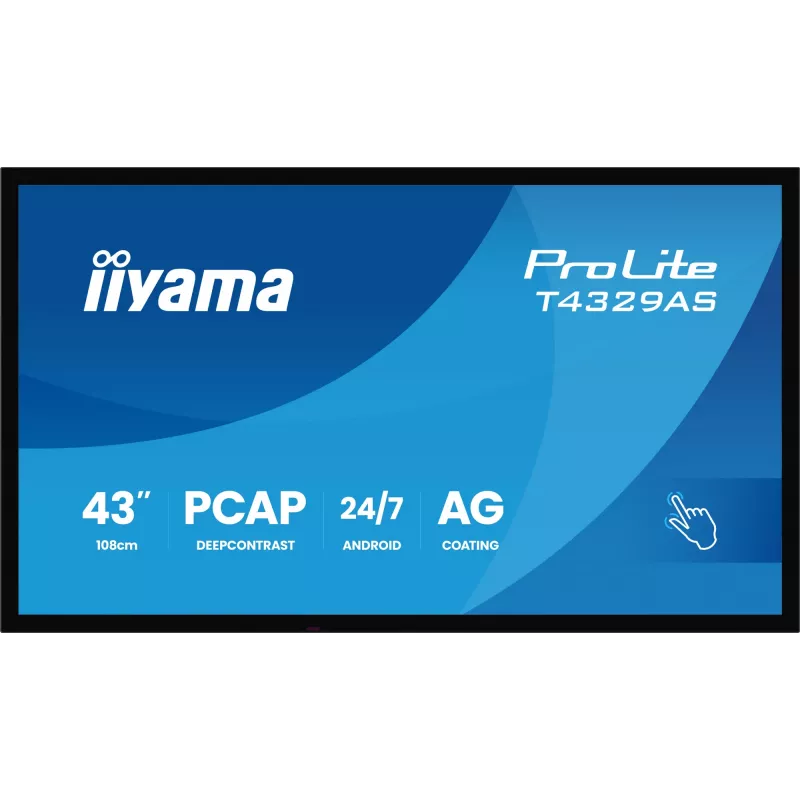 Monitor de computador iiyama T4329AS-B1AG 108 cm (42,5
