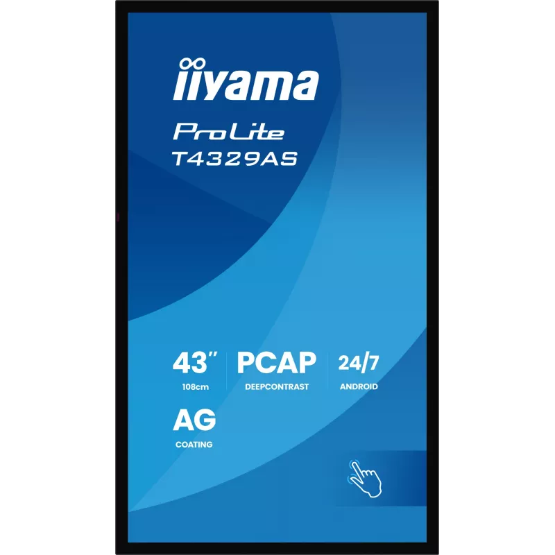 Monitor de computador iiyama T4329AS-B1AG 108 cm (42,5