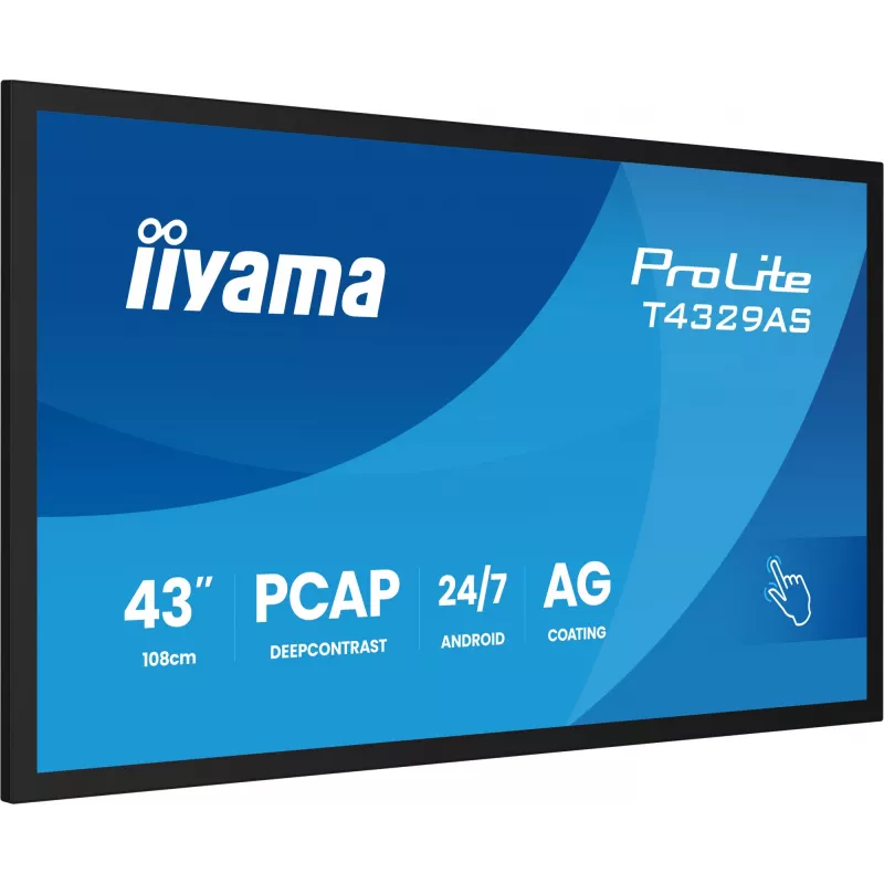 Monitor de computador iiyama T4329AS-B1AG 108 cm (42,5