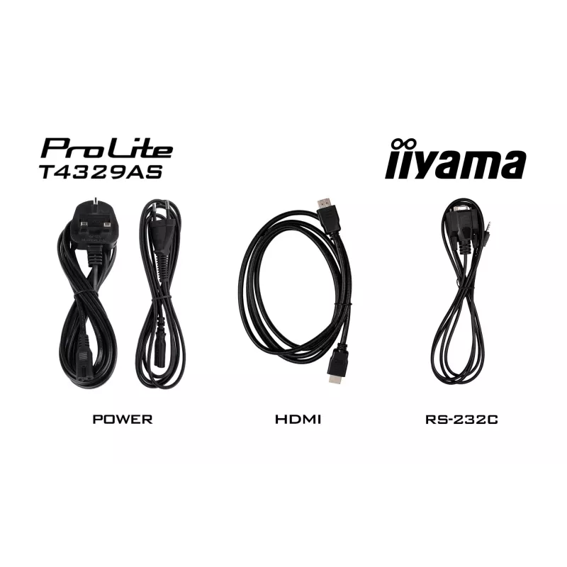 Monitor de computador iiyama T4329AS-B1AG 108 cm (42,5