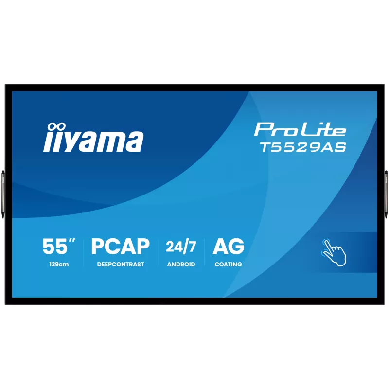 Ecrã de sinalização digital iiyama T5529AS-B1AG design quiosque 138,7 cm (54,6