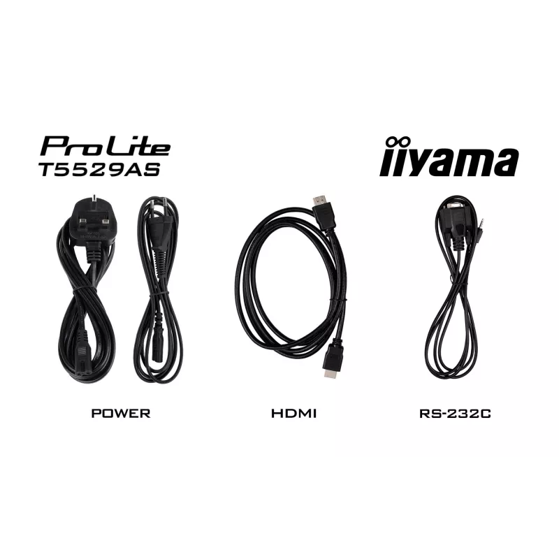 Ecrã de sinalização digital iiyama T5529AS-B1AG design quiosque 138,7 cm (54,6