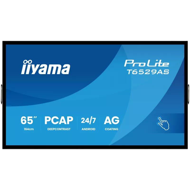 Ecrã de sinalização digital iiyama T6529AS-B1AG design quiosque 163,8 cm (64,5