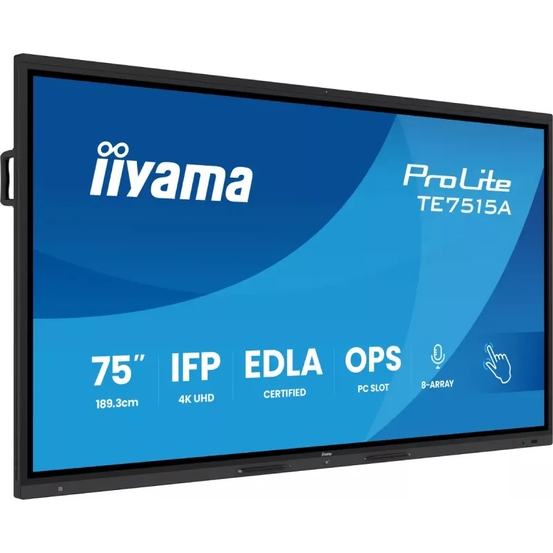 Ecrã plano de sinalização digital iiyama TE7515A-B1AG 74,5