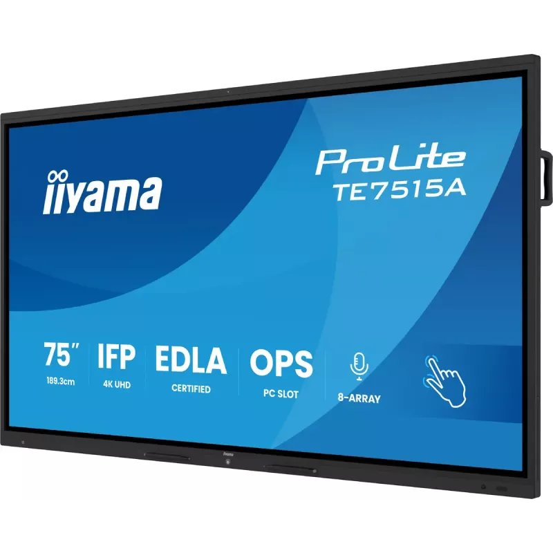 Ecrã plano de sinalização digital iiyama TE7515A-B1AG 74,5