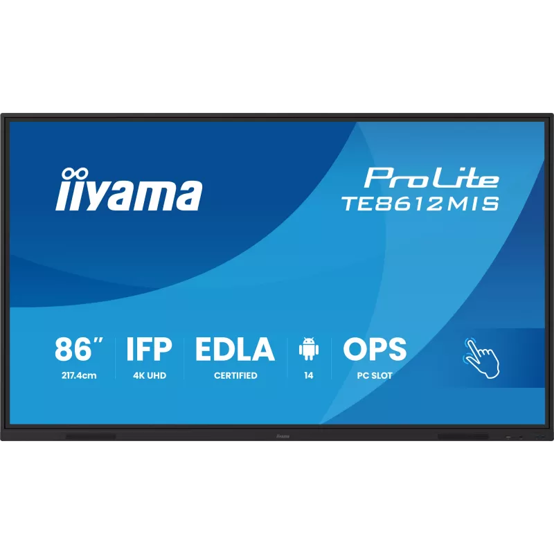 iiyama TE8612MIS-B4AG Ecrã de sinalética Design quiosque 2,17 m (85,6
