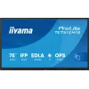 iiyama TE7512MIS-B4AG Ecrã de sinalética Design quiosque 190,5 cm (75