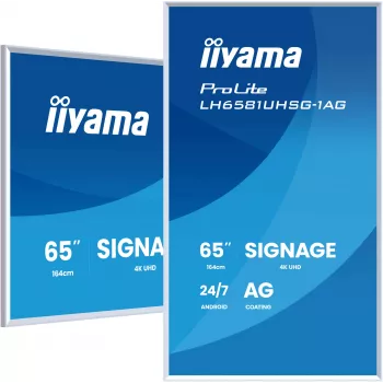 iiyama LH6581UHSG-1AG Ecrã de sinalética Ecrã plano de sinalética digital 163,8 cm (64,5