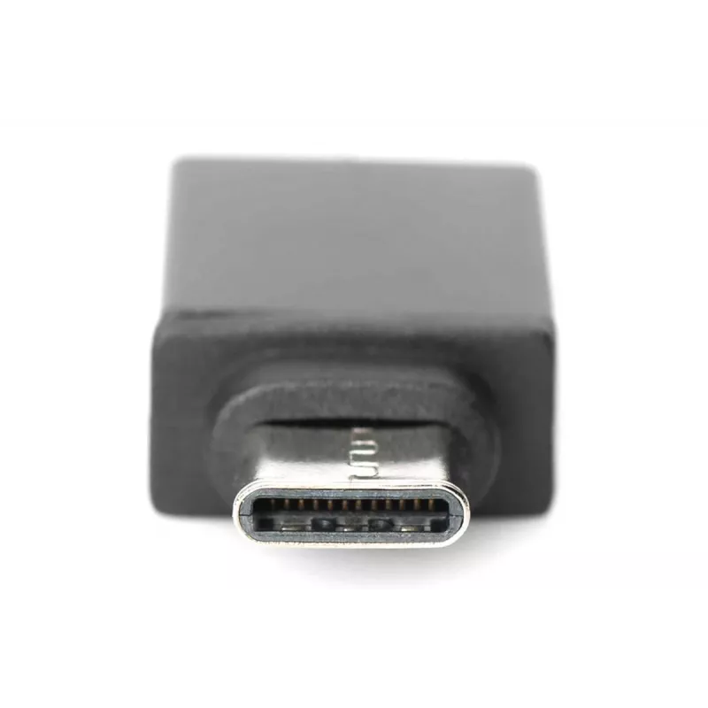 DIGITUS Adaptador USB Type-C, Type-C para A SuperSpeed, preto