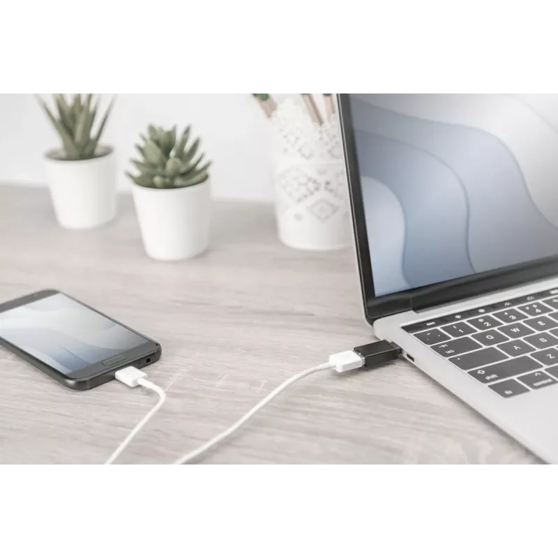 DIGITUS Adaptador USB Type-C, Type-C para A SuperSpeed, preto