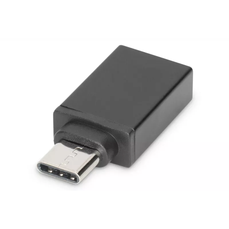 DIGITUS Adaptador USB Type-C, Type-C para A SuperSpeed, preto