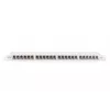 DIGITUS Patch Panel CAT6A EA blindado, 24 portas RJ45 proteção contra pó, 8P8C, 0,5U, cinzento RAL 7035