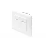 DIGITUS Tomada de rede CAT6A Classe EA, blindada 1x RJ45, LSA, branco puro, encastrar, 8 direções
