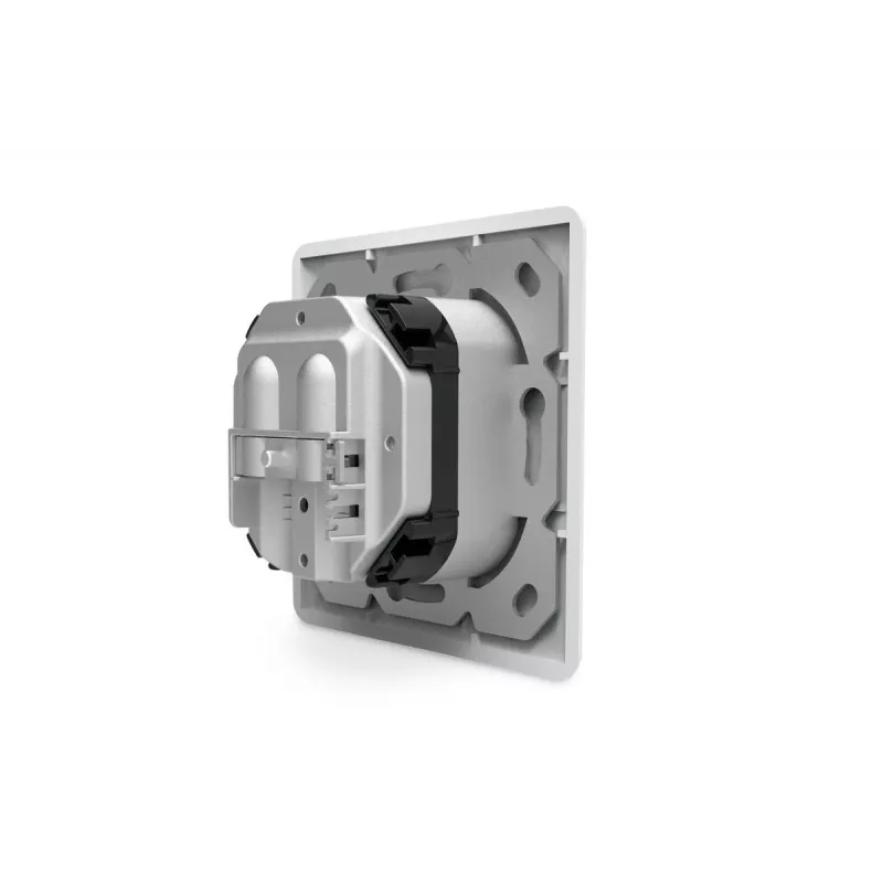 DIGITUS Tomada de rede CAT6A Classe EA, blindada 1x RJ45, LSA, branco puro, encastrar, 8 direções