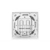 DIGITUS Tomada de rede CAT6A Classe EA, blindada 2x RJ45, LSA, branco puro, encastrar, 8 direções