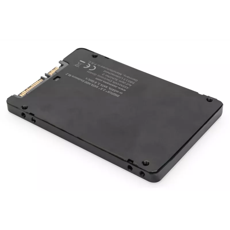 DIGITUS Caixa para HDD 2,5 inch SATA – M.2 ou mSATA SATA 3 6 Gbit/s, velocidade de escrita até 520 MB/s