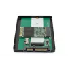 DIGITUS Caixa para HDD 2,5 inch SATA – M.2 ou mSATA SATA 3 6 Gbit/s, velocidade de escrita até 520 MB/s
