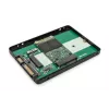 DIGITUS Caixa para HDD 2,5 inch SATA – M.2 ou mSATA SATA 3 6 Gbit/s, velocidade de escrita até 520 MB/s