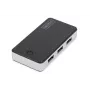 DIGITUS Hub USB 4 portas USB 3.0 externo preto acabamento brilhante