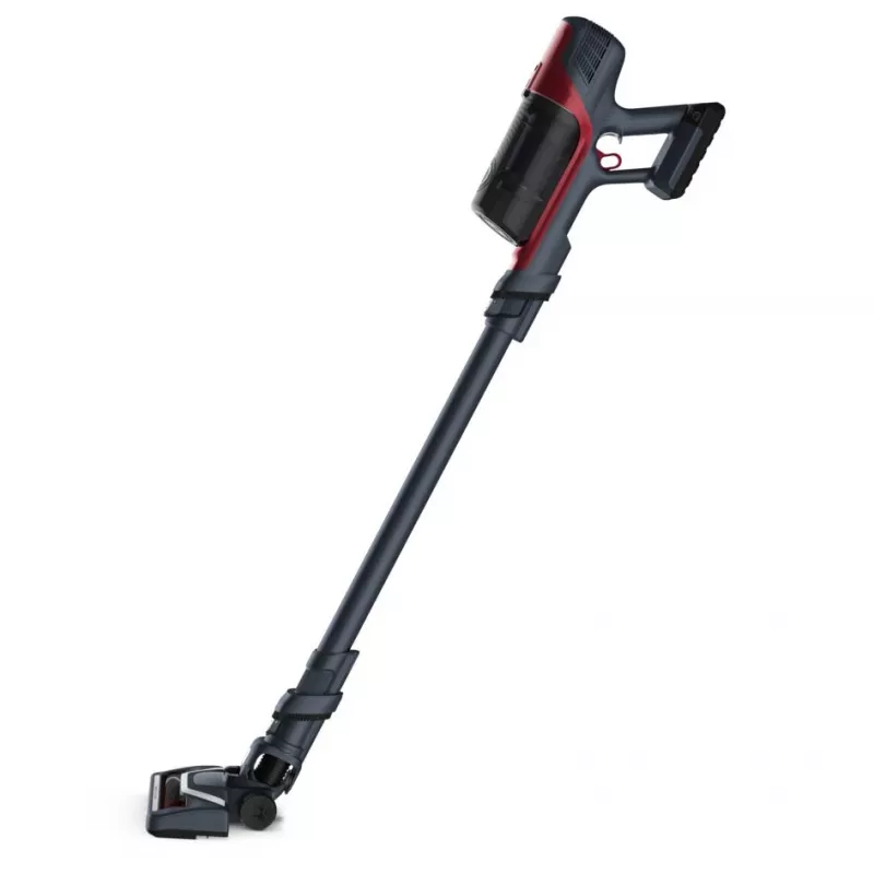 Rowenta RH6878 aspirador vertical 2-em-1 a bateria a seco ciclónico sem saco 0,55 l 100 W vermelho, cinzento