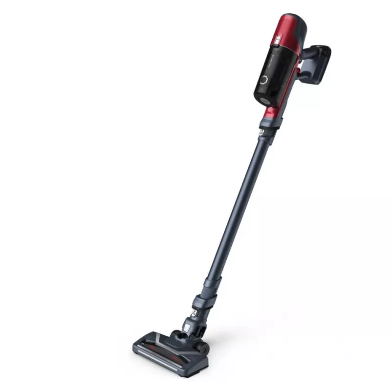 Rowenta RH6878 aspirador vertical 2-em-1 a bateria a seco ciclónico sem saco 0,55 l 100 W vermelho, cinzento