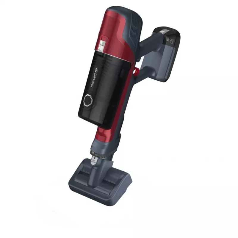 Rowenta RH6878 aspirador vertical 2-em-1 a bateria a seco ciclónico sem saco 0,55 l 100 W vermelho, cinzento