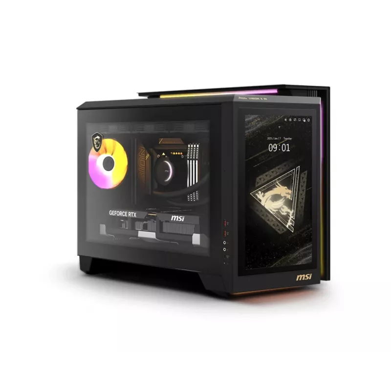 MSI MEG Vision X AI 2NVV7-009AT Intel Core Ultra 7 265K 32 GB DDR5-SDRAM 2 TB SSD NVIDIA GeForce RTX 5080 Windows 11 Home PC de secretária preto
